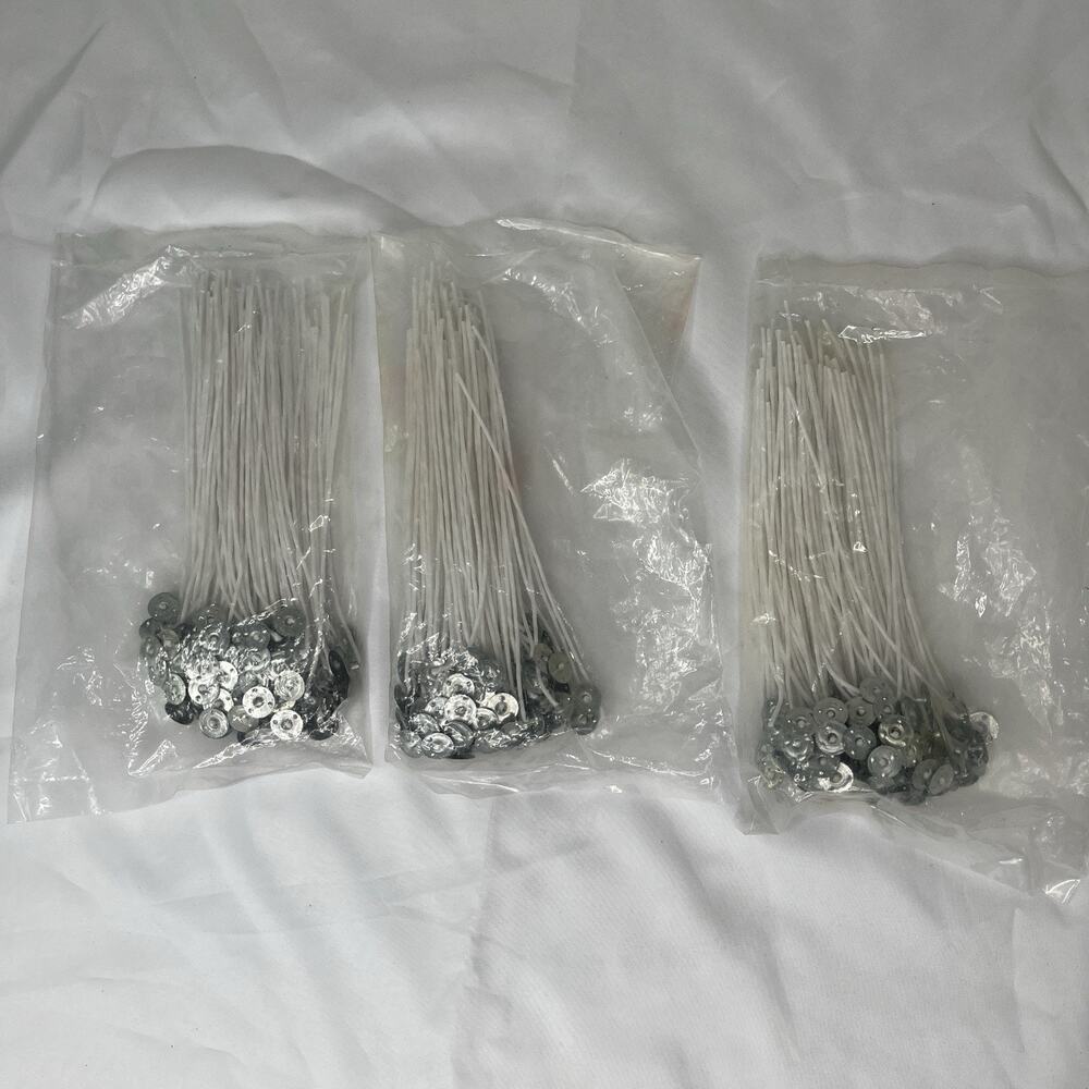Candle Wicks 3 Packages Of 100 Count Each package. Craft, home, hand made.